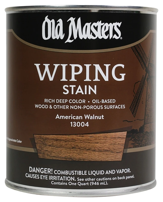 Semi-transparent American Walnut Oil-based Wiping Stain 1 Quart