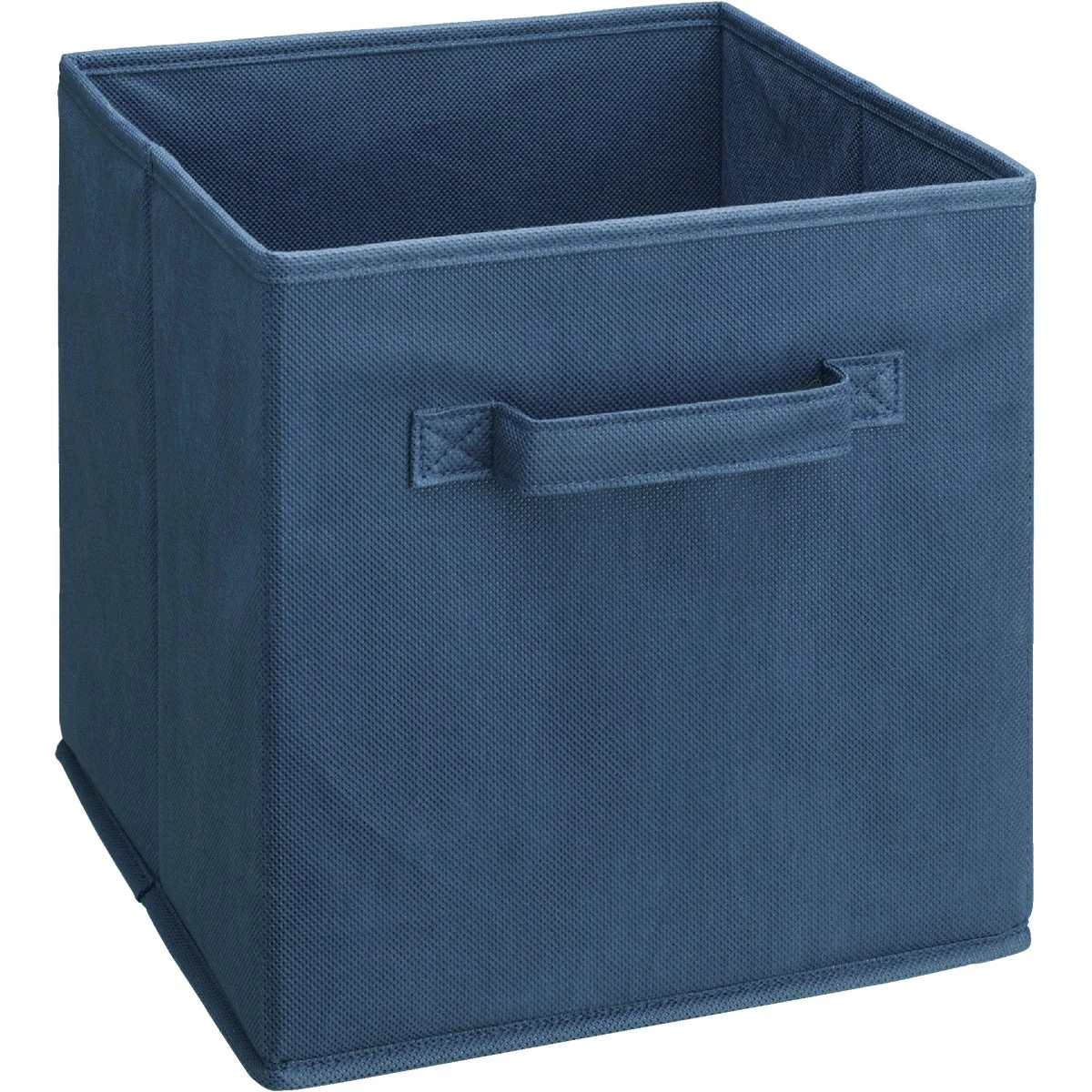 Navy Blue Woven Fabric Drawer