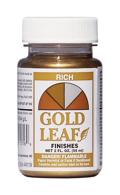 Rich Gold High Gloss Metallic Paint 2 Fl. Oz.