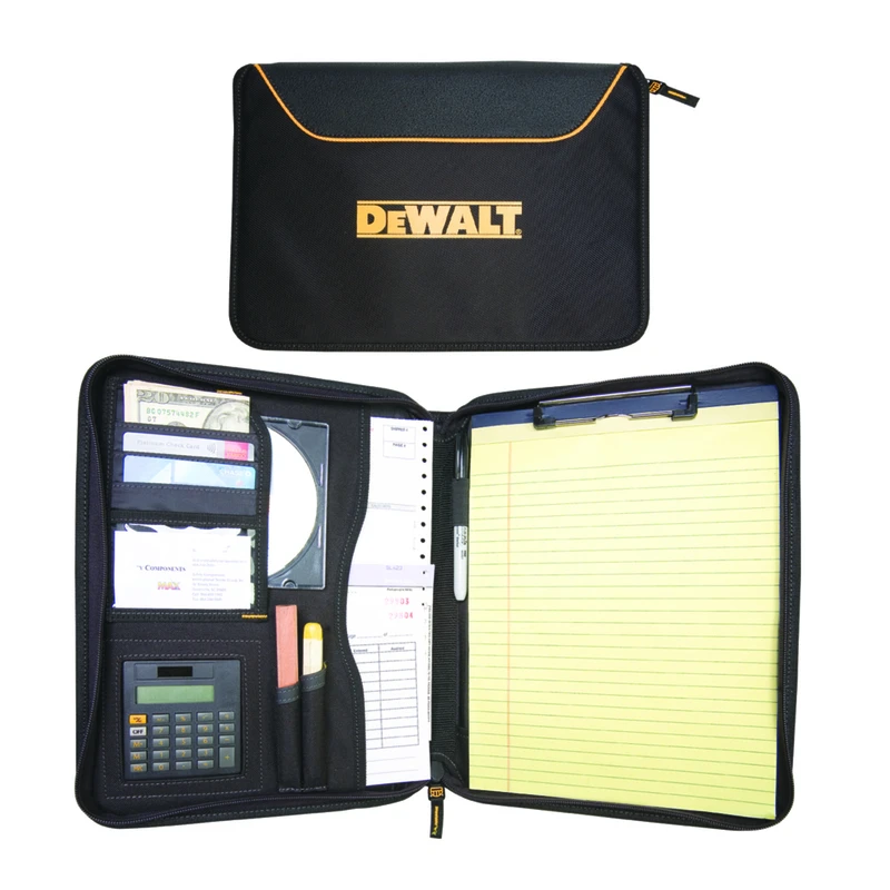 Pro Contractor Business Portfolio With Calculator And Multiple Pockets, Model Dg5140