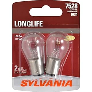 7528 Long Life Miniature Clear Bulb, 7528LL BP2, 2-Pk.