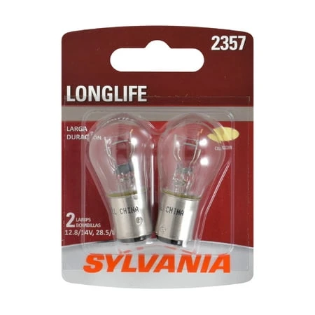 2357 Long Life Miniature Clear Bulb, 2357LL BP2, 2-Pk.