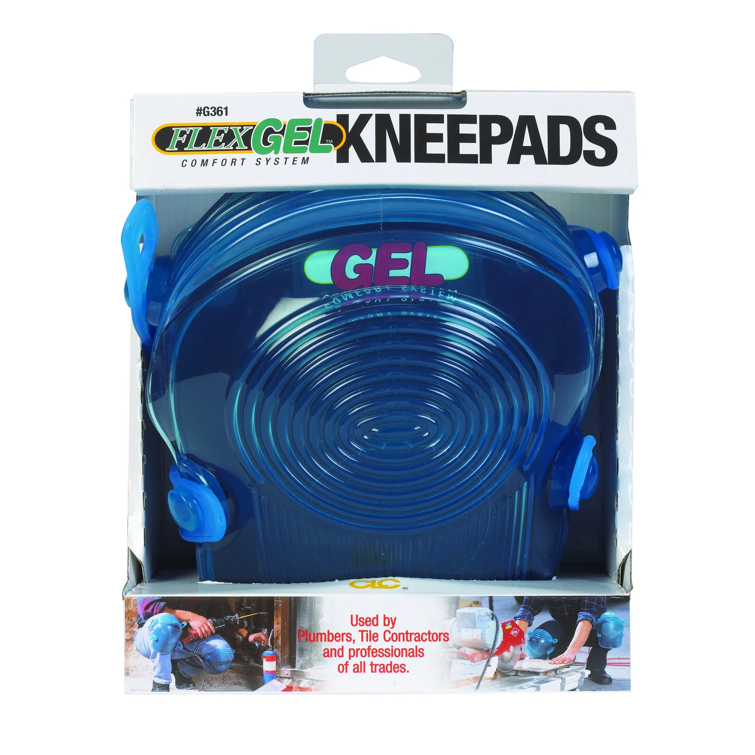 Comfort Ultraflex Gel Knee Pads, 7.75 In. L X 5.25 In. W, Model G361