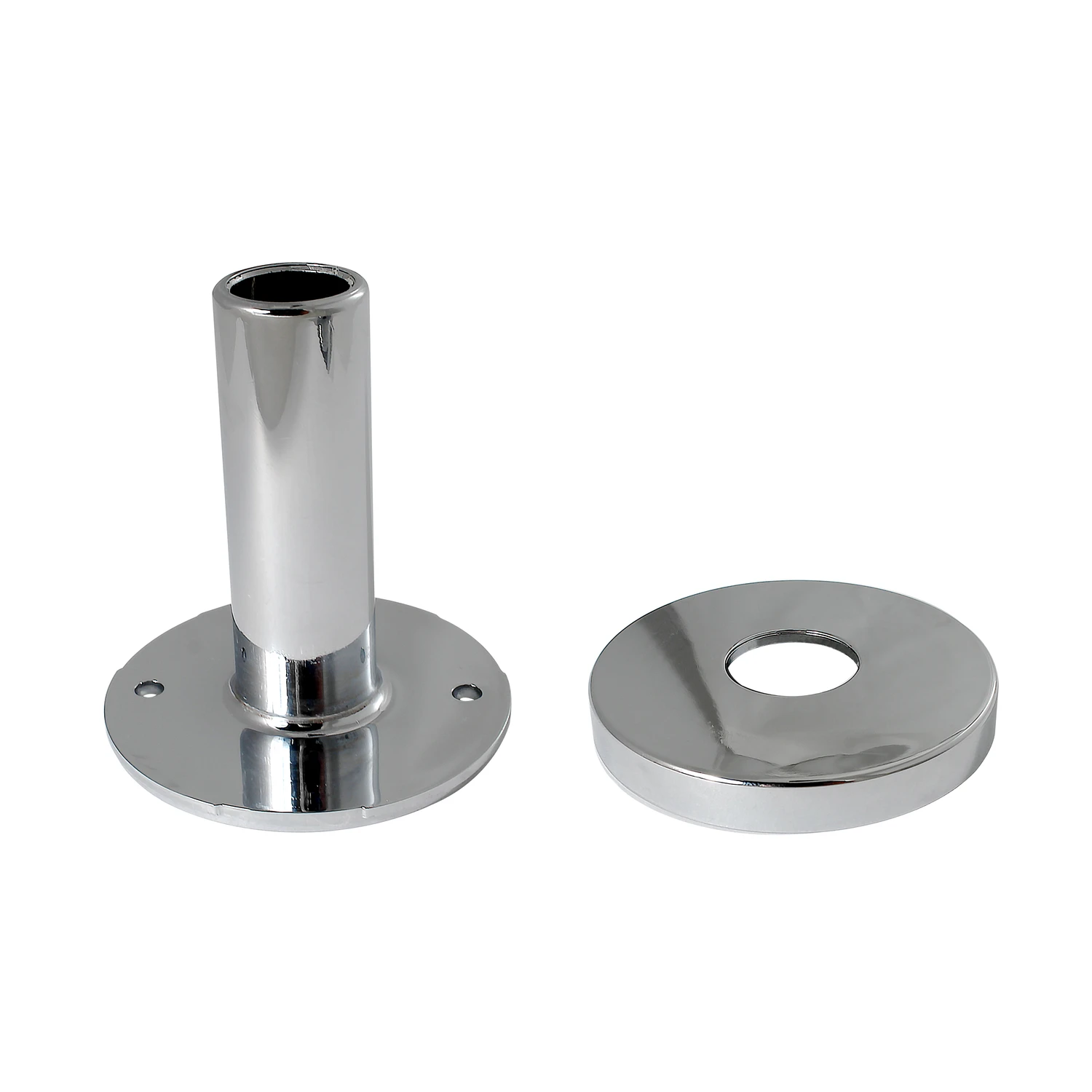 1/2 In. Chrome-plated Pipe Cover Tube And Flange - Model K857-30