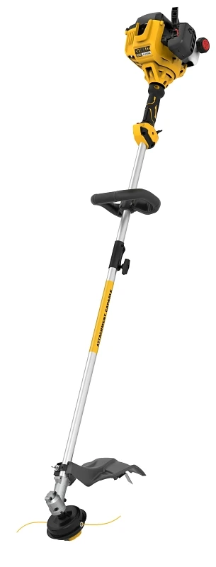 27cc 2-cycle 17 In. Straight Shaft Gas String Trimmer With Attachment Capability