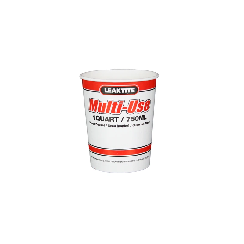 Paper Paint Pot with 1.5 Quart Capacity for Easy Paint Mixing and Storage