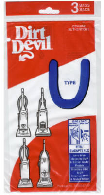 Dirt Devil Vacuum Bag For Bag 3 pk
