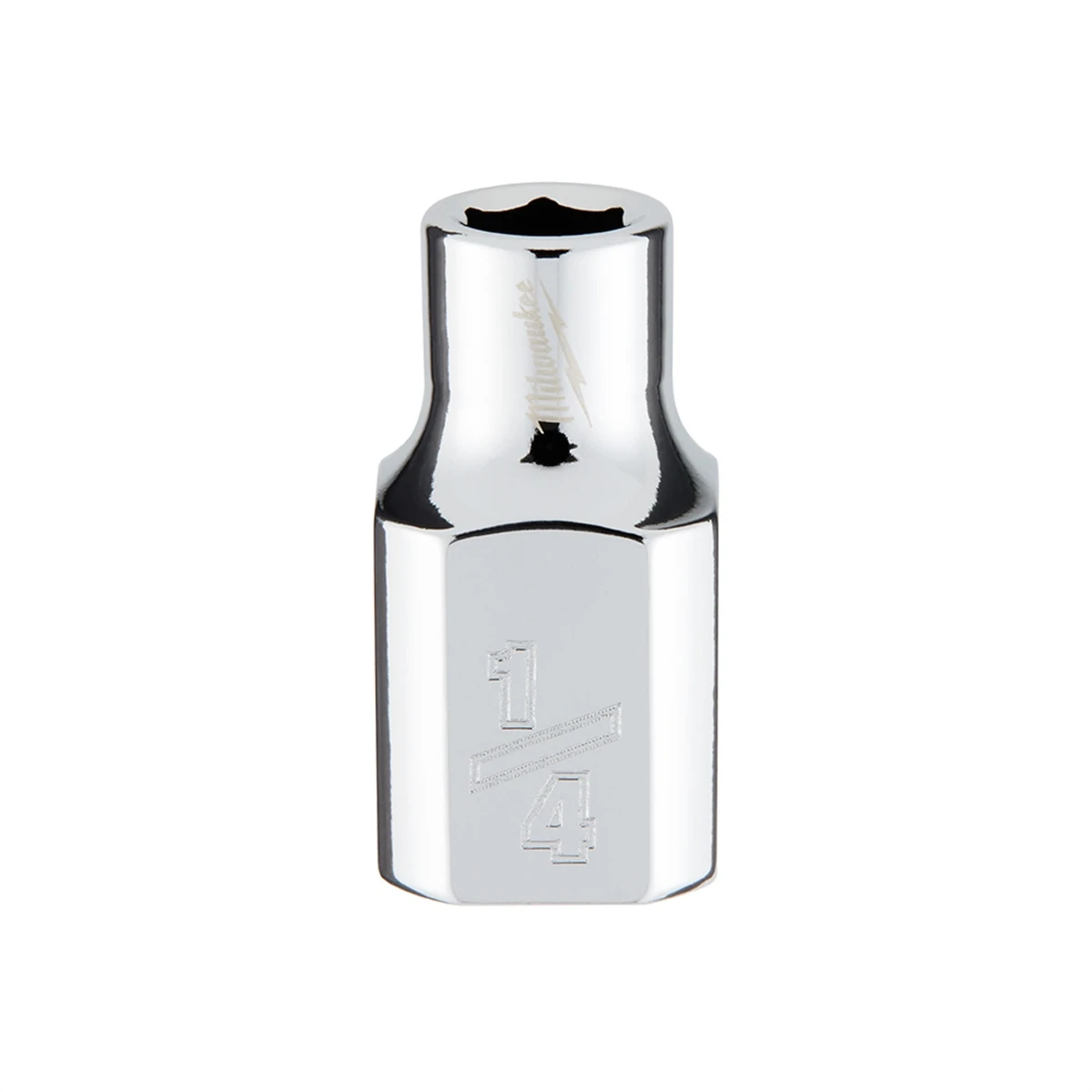 3/8 In. Drive 1/4 In. 6-point Shallow Standard Socket With Four Flat Sides
