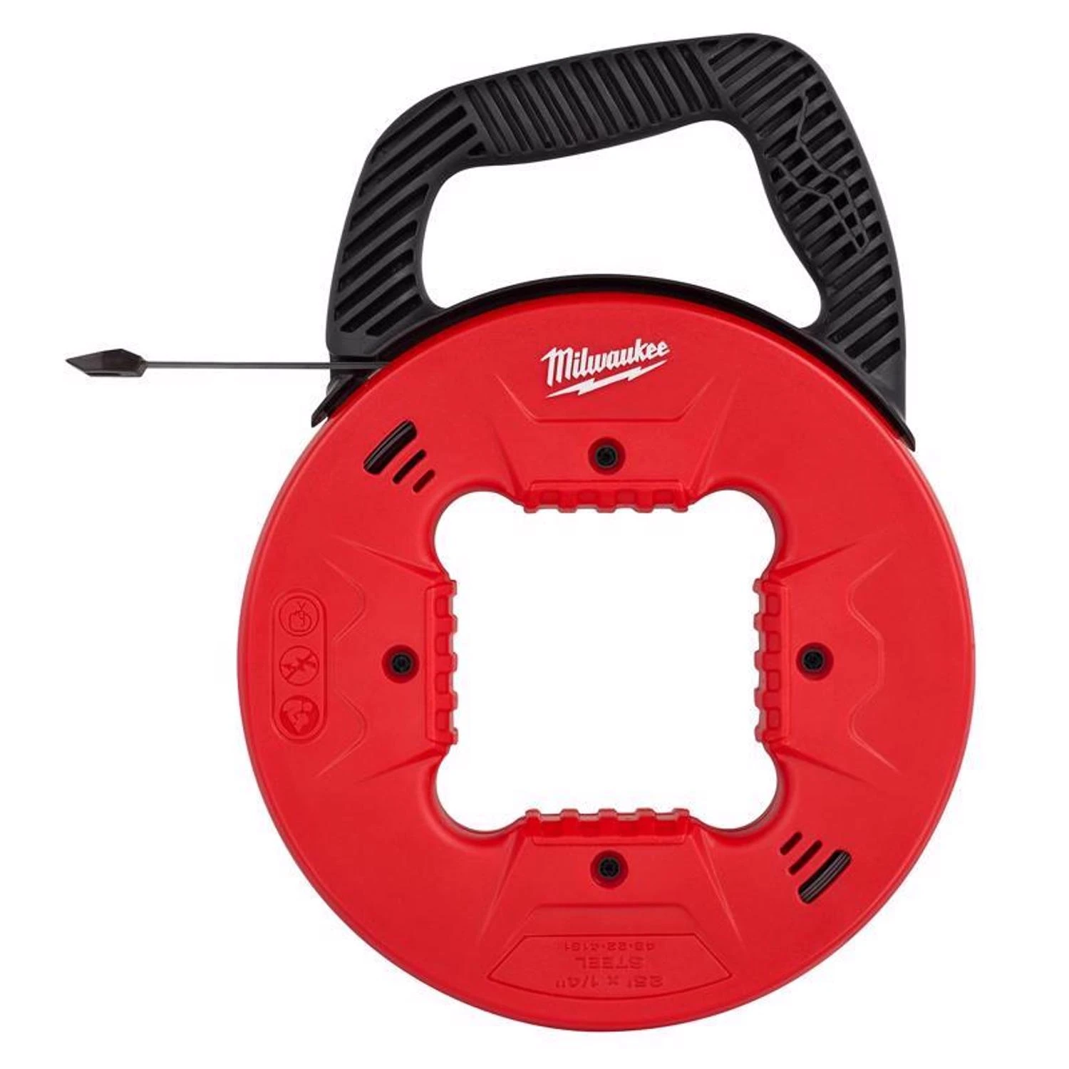 Milwaukee 25 ft. x 1/4 in. Steel Fish Tape with Low Profile Tip