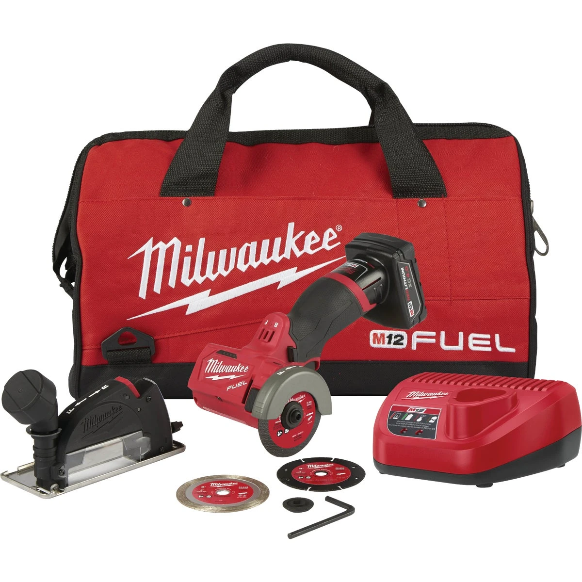 M12 Fuel 12-volt Lithium-ion Brushless 3 In. Compact Cordless Cut-off Tool Kit