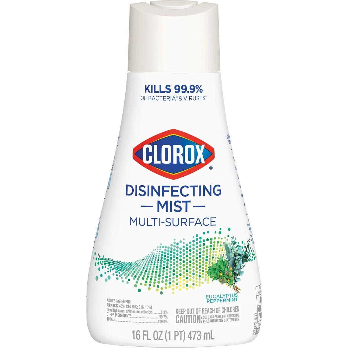 Disinfecting Mist, Eucalyptus Peppermint, 16 oz. Refill