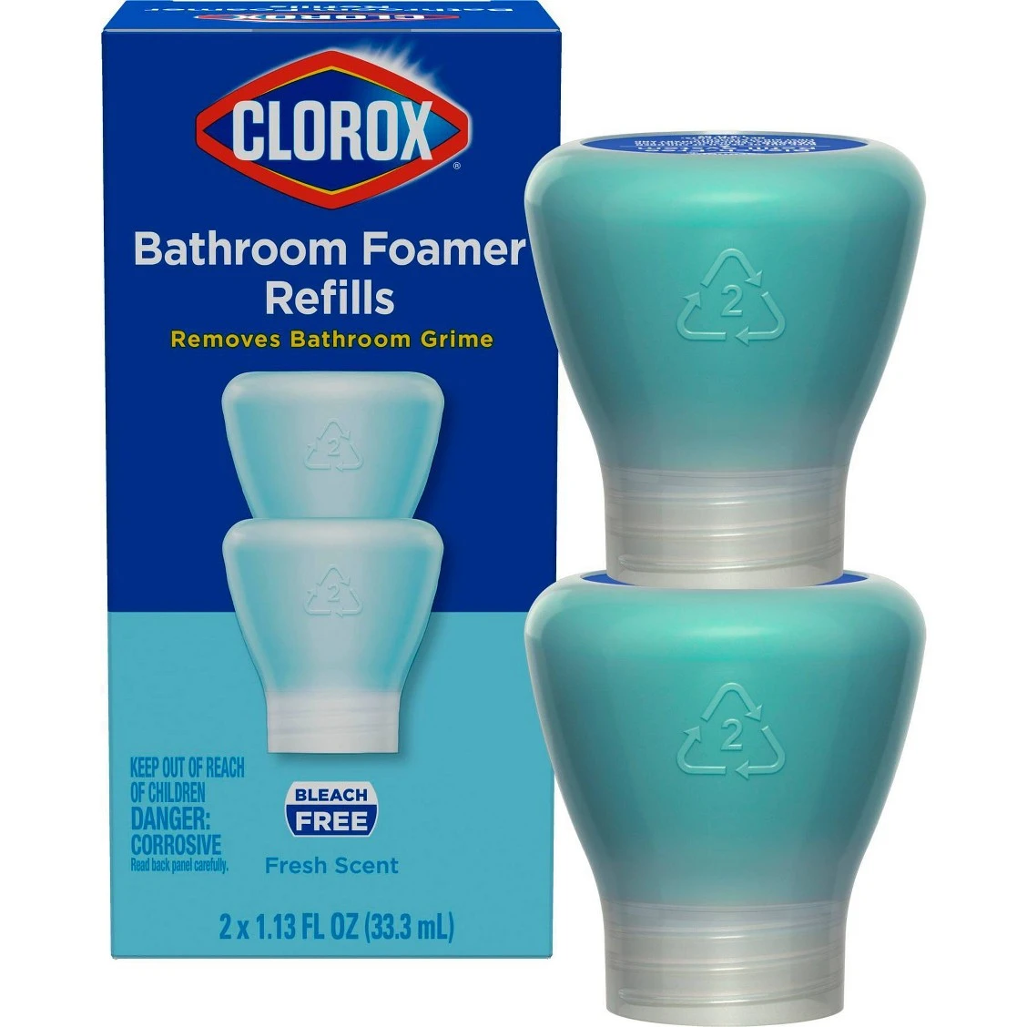 Bathroom Foamer Fresh Scent Spray Refills, 2 Count