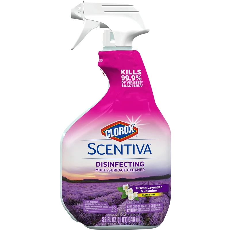 Scentiva 32 Oz Jasmine Lavender Deodorizing Multi-purpose Cleaner Spray