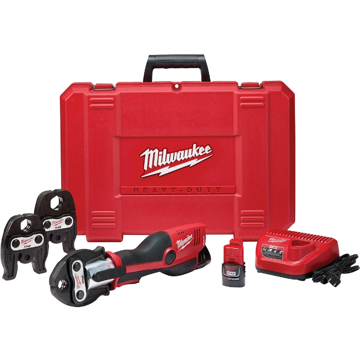 M12 12 Volt Force Logic Cordless Press Tool Kit With 3 Jaws Included