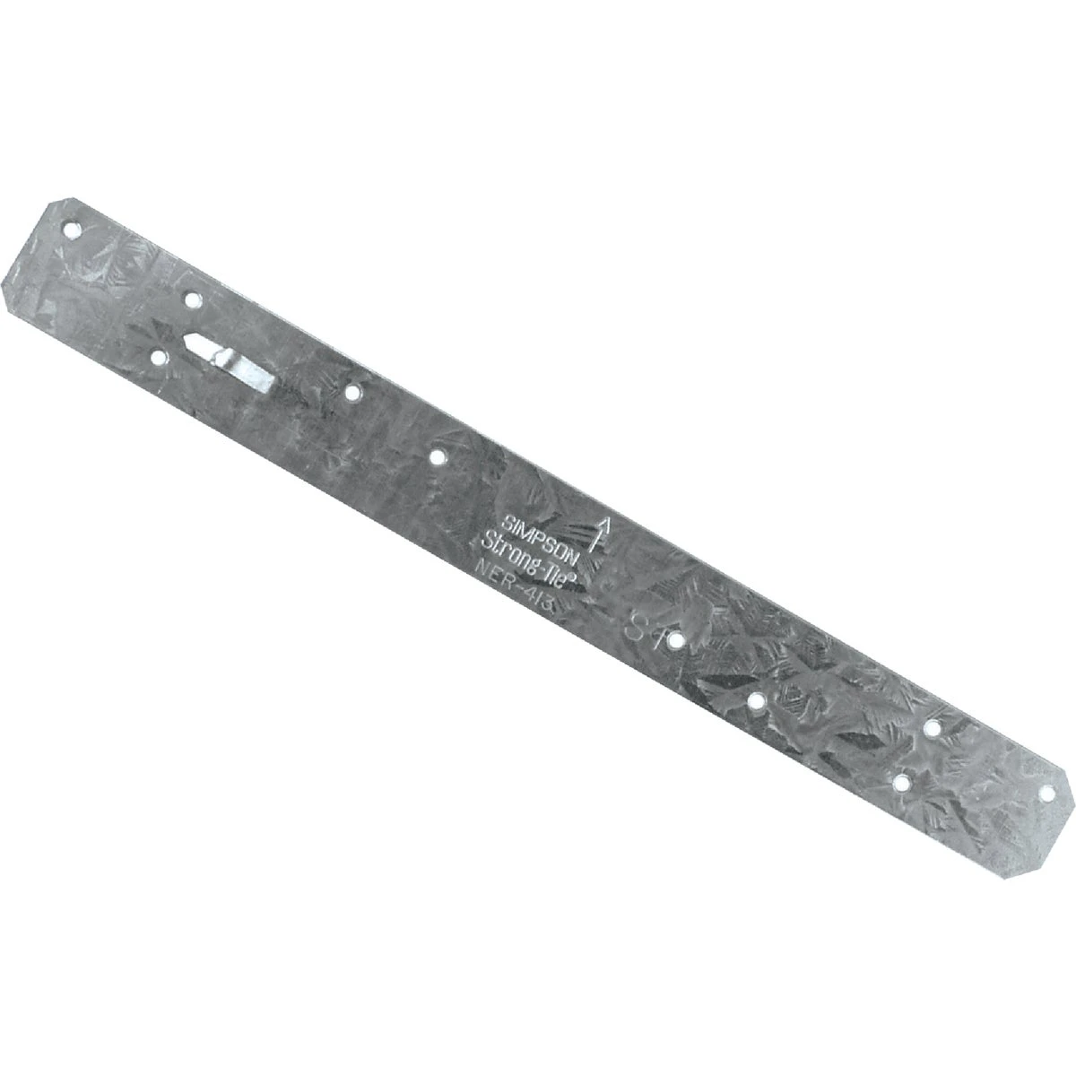 1-1/4 In. X 11-5/8 In. 16 Gauge Galvanized Steel Strap Tie