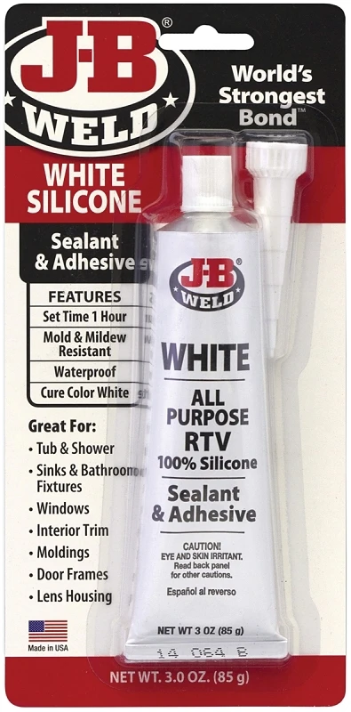 3 Oz. White All-purpose Rtv Silicone Sealant & Adhesive - Model 31312