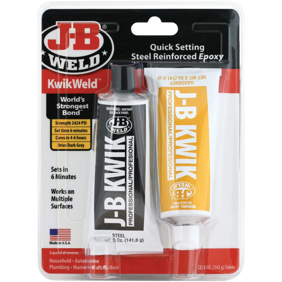 Kwikweld 10 Oz. High Strength Epoxy Adhesive For Metal And More