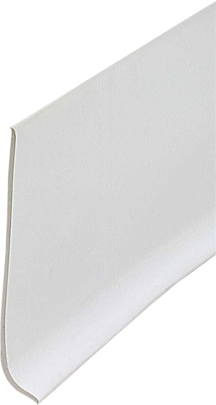 4 Inch by 48 Inch White Vinyl Wall Base Molding