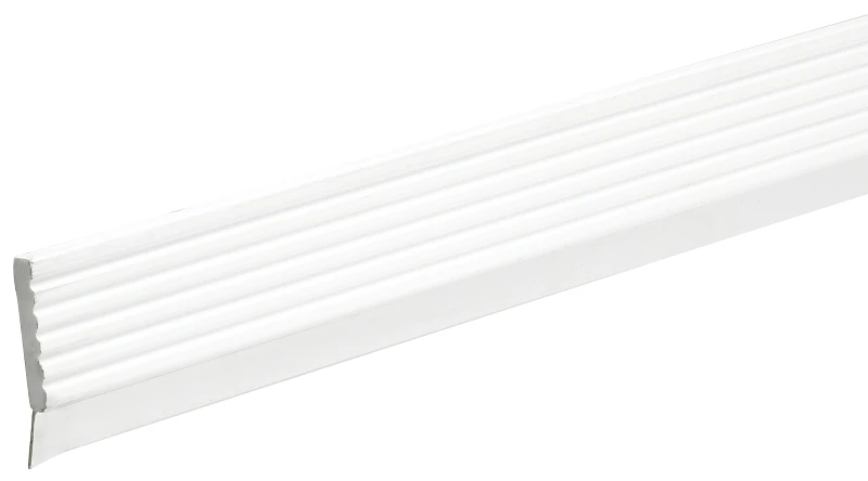 White Vinyl Garage Door Seal 7 Ft. L X 3 In. Gr7