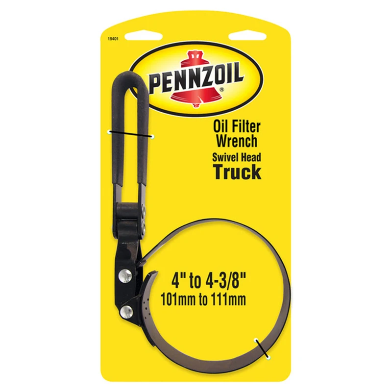 Extra-large Strap Oil Filter Wrench 4-3/8 In. With Swivel Handle