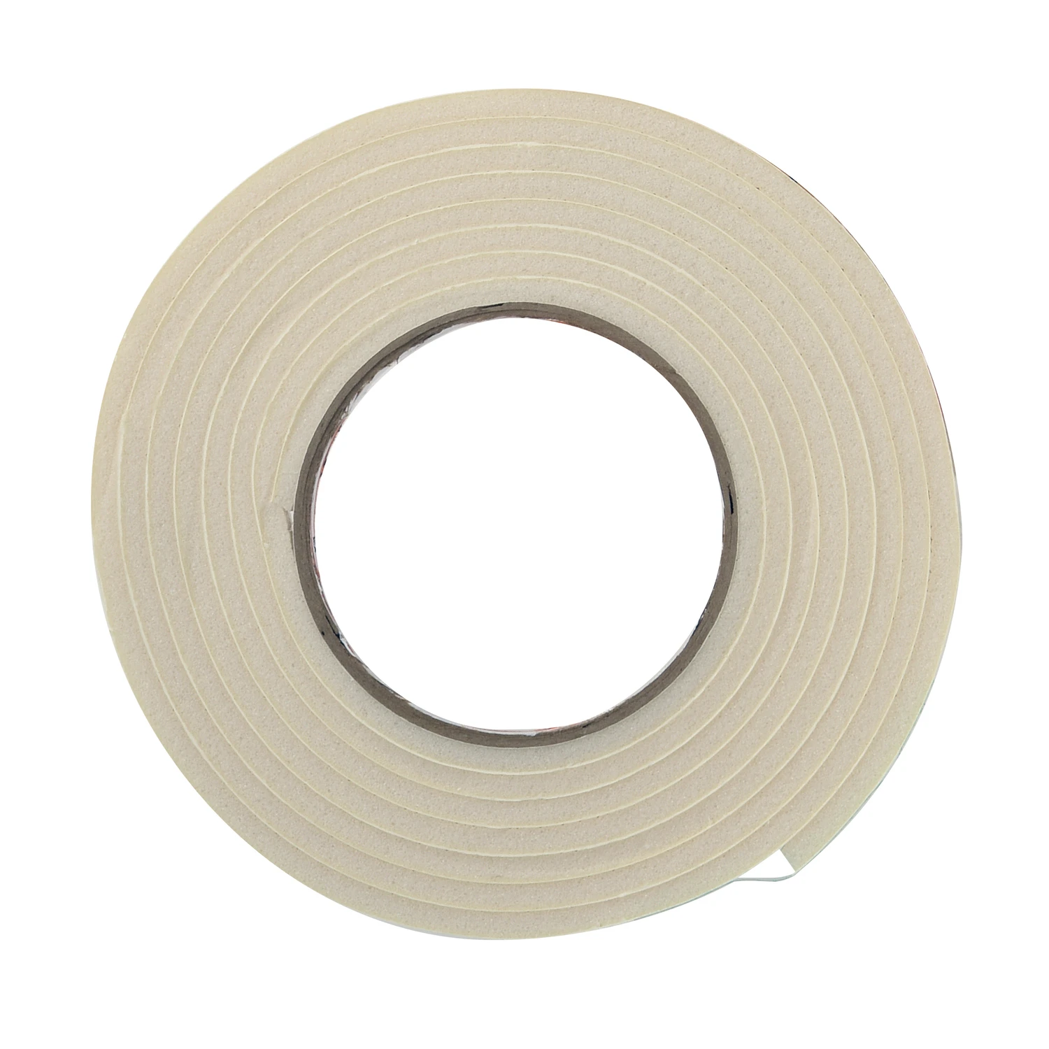 White Rubber Foam Weather Stripping Tape 10 Ft L X 3/16 In Thick