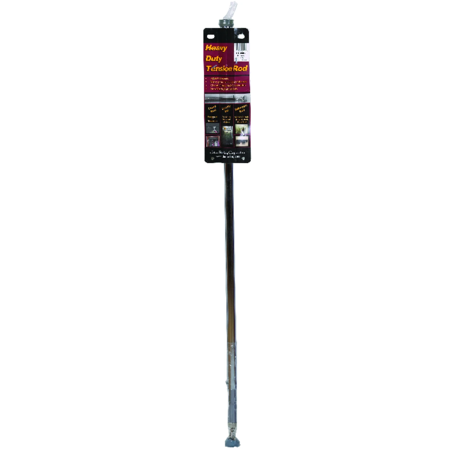 John Sterling 34 In. To 63 In. 1 In. Chrome Lock Pin Tension Rod