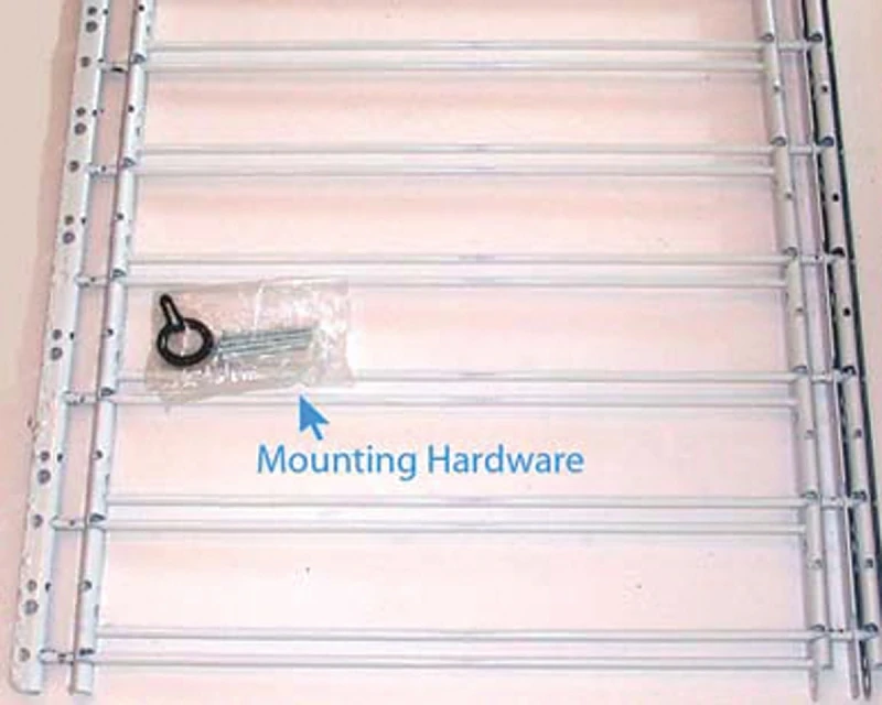 Window Security Guard, Adjustable, 6-Bar