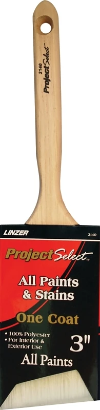 Project Select 3 In. Angle Trim Paint Brush For All Paints & Stains