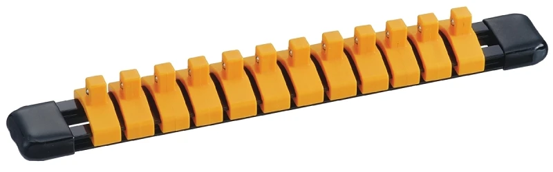 1 Quarter Inch Drive Socket Storage Clip Rail for Organized Tool Storage