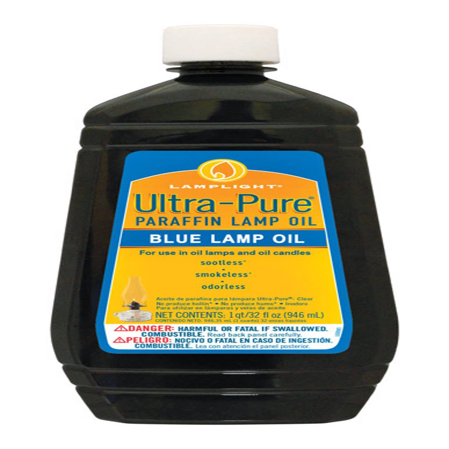 32 Oz. Ultra-pure Blue Lamp Oil - Clean Burn For Oil Lamps