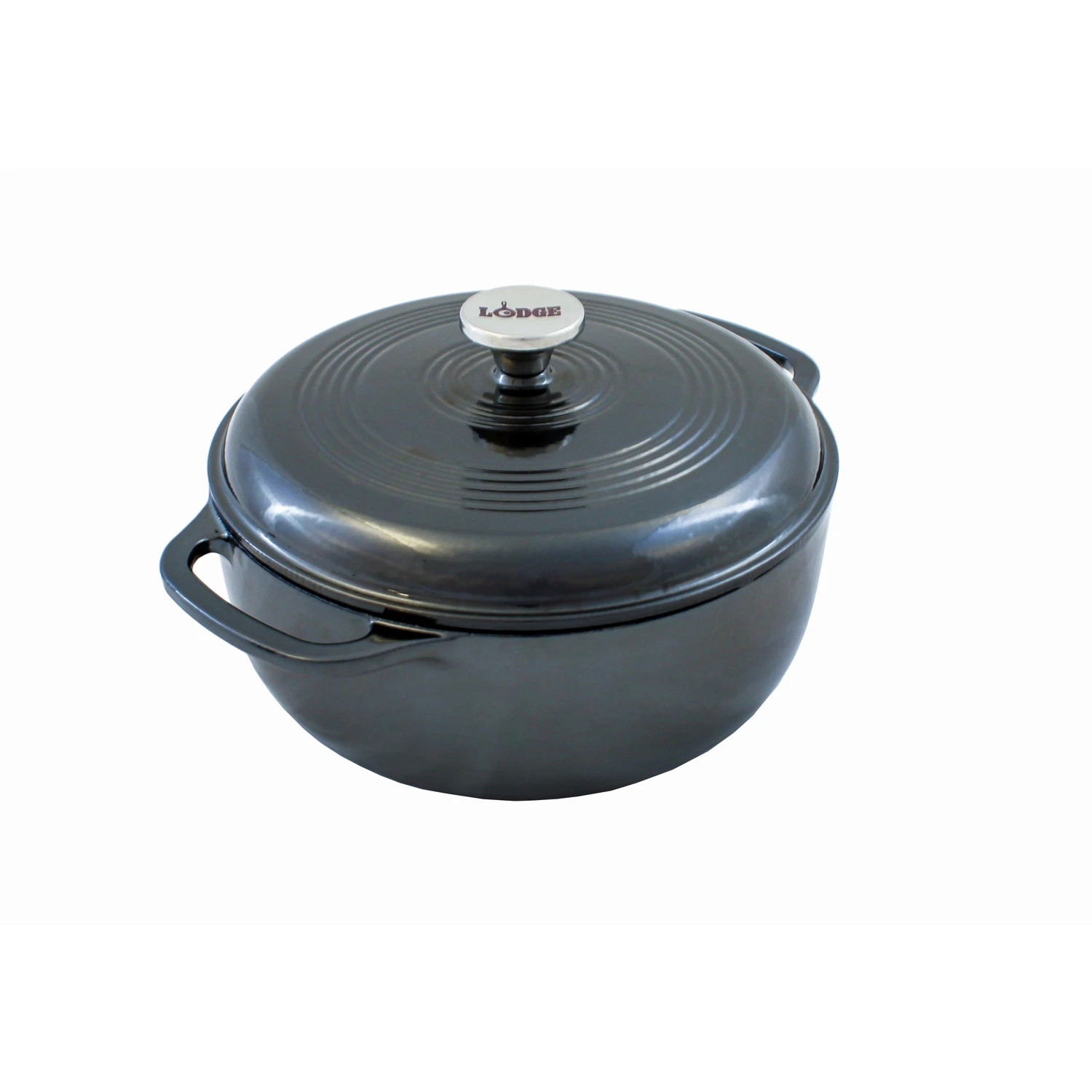 Cast Iron Dutch Oven 10.5 In. 6 Qt Black - Model Ec6d18