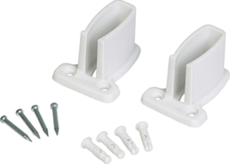 12-Pack White Wall Bracket