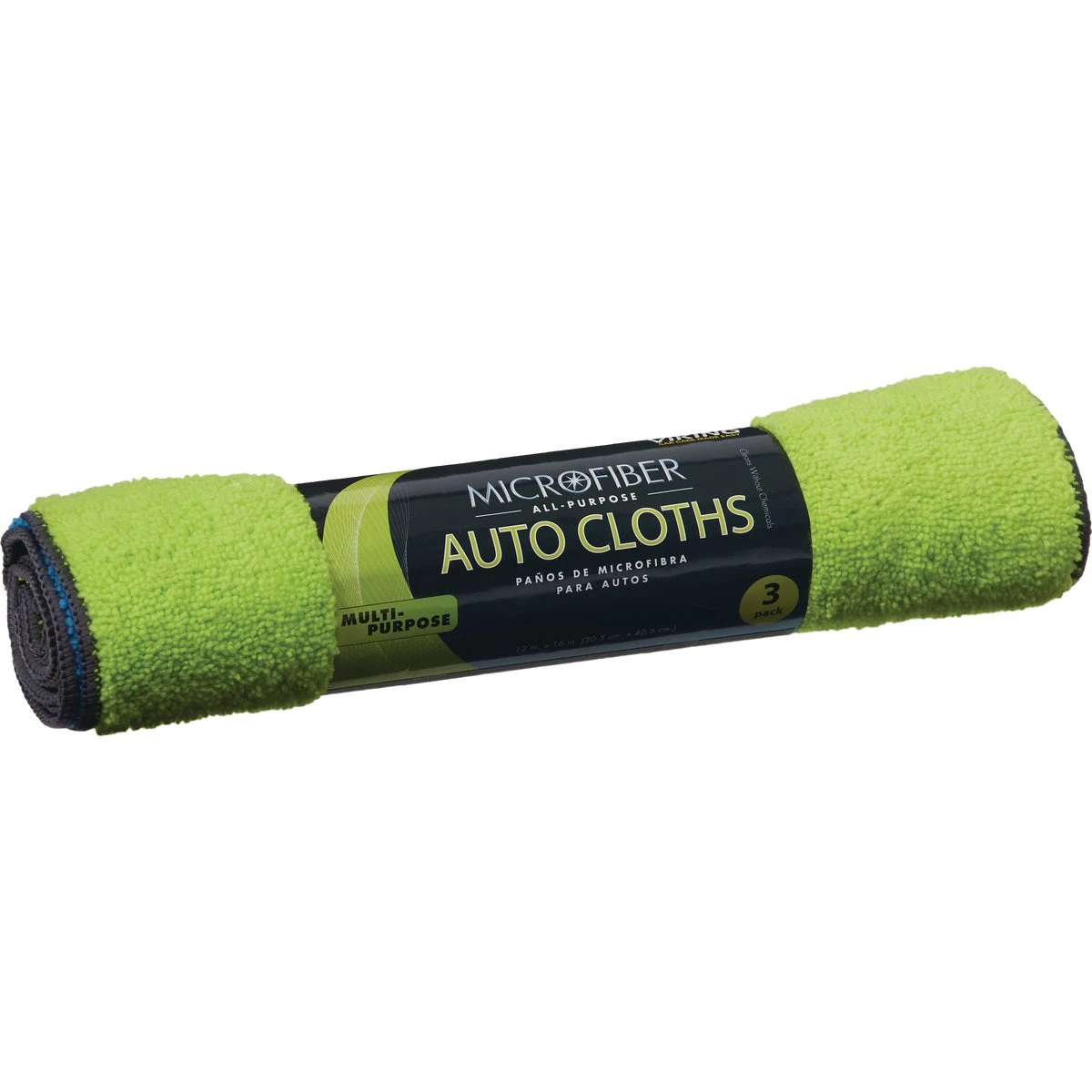 Viking 16 in. L X 12 in. W Microfiber Auto Cleaning Cloth 3 pk