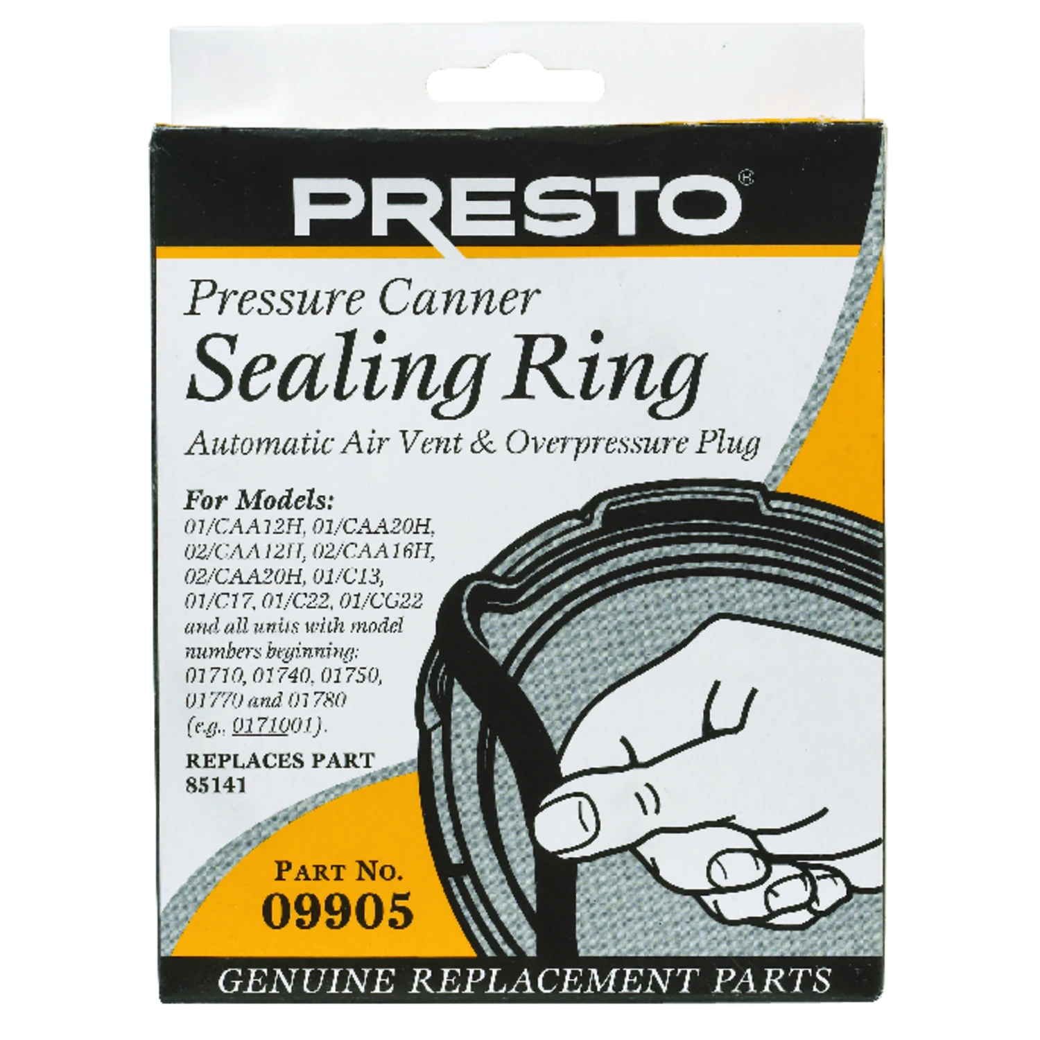 12-22 Quart Pressure Cooker Sealing Ring With Automatic Air Vent