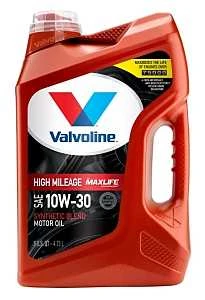 Maxlife High Mileage Motor Oil, 10w30, 5 Quarts, Synthetic Blend