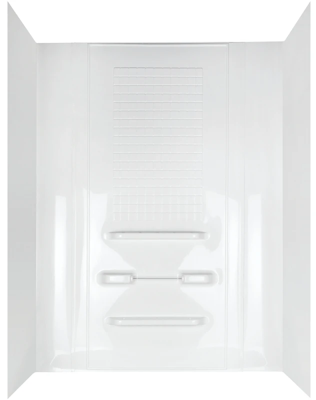 Enhance Bathtub Wall Surround Kit, Extra-height, Adjustable, White, 5-piece Set