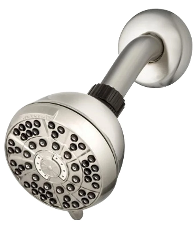 PowerPulse Three Spray Massage Fixed Mount Shower Head Brushed Nickel 1.8 Gallons Per Minute