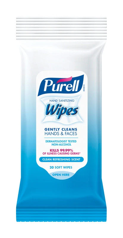 Purell Clean & Go Fresh Scent Skin and Surface Cleaning Wipes (20 Count)