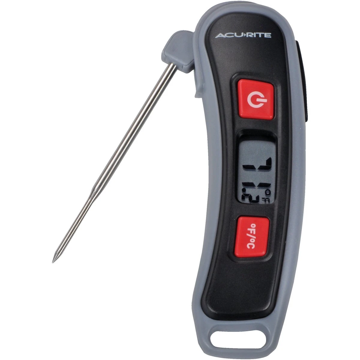Acu-rite Digital Instant Read Kitchen Thermometer With Foldable Stainless Steel Probe