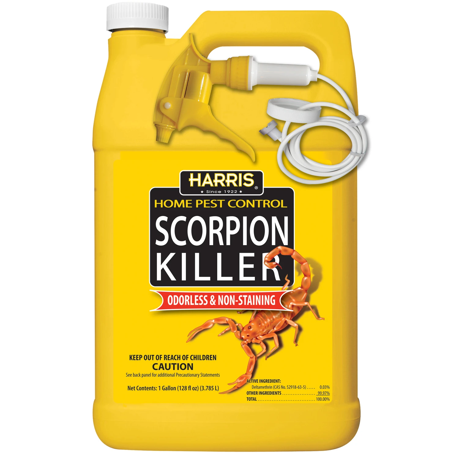 Harris Home Pest Control 1 Gallon Scorpion Killer - Non-staining, Odorless Insecticide