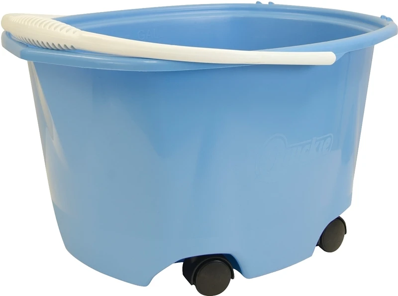 5-gallon E-z Bucket With Wheels, Model 20000zqk, Heavy Duty Casters