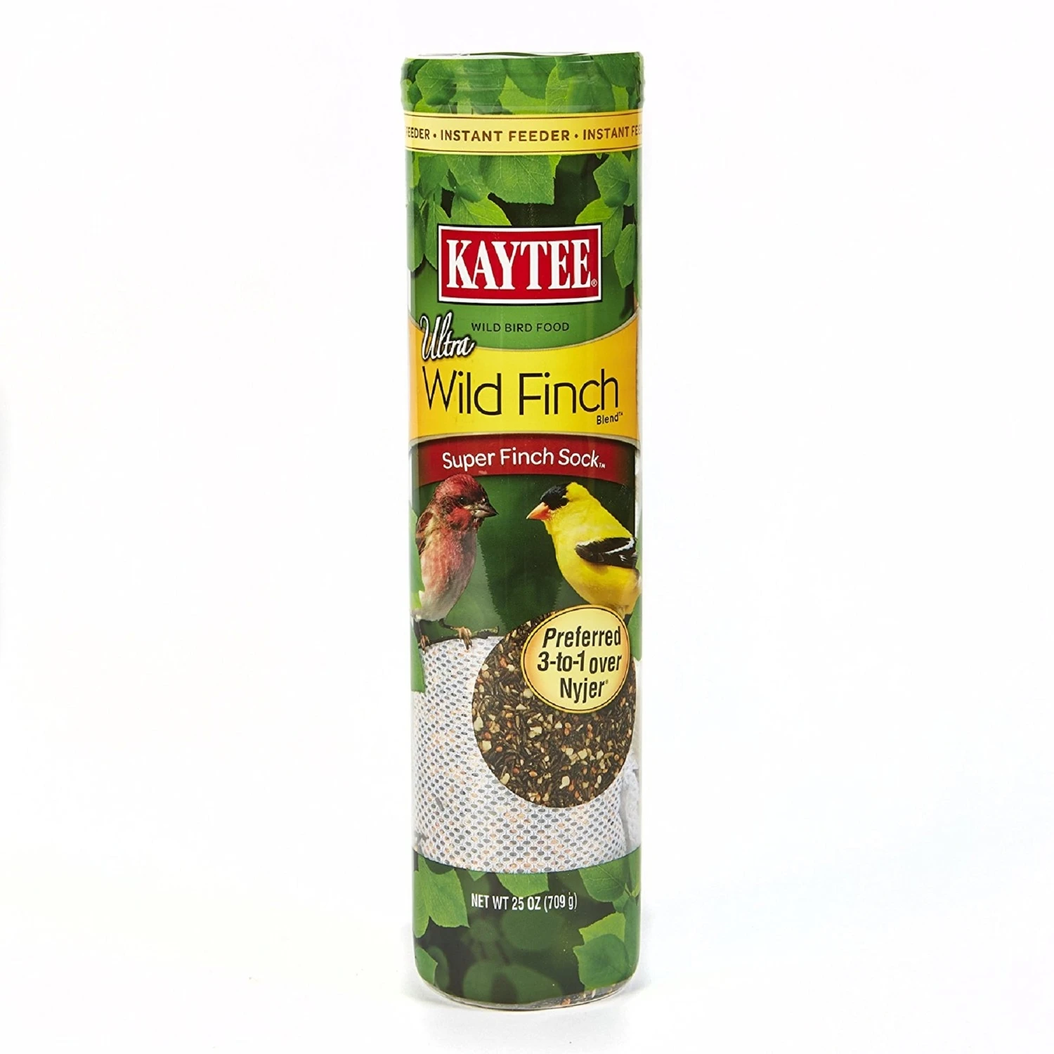 Ultra Finch 25 Oz Mesh Blend Sock Bird Feeder - Attract More Finches