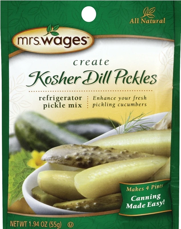 Kosher Dill Refrigerator Pickle Mix, 1.94 Oz., Makes 4 Pints, W626-dg425