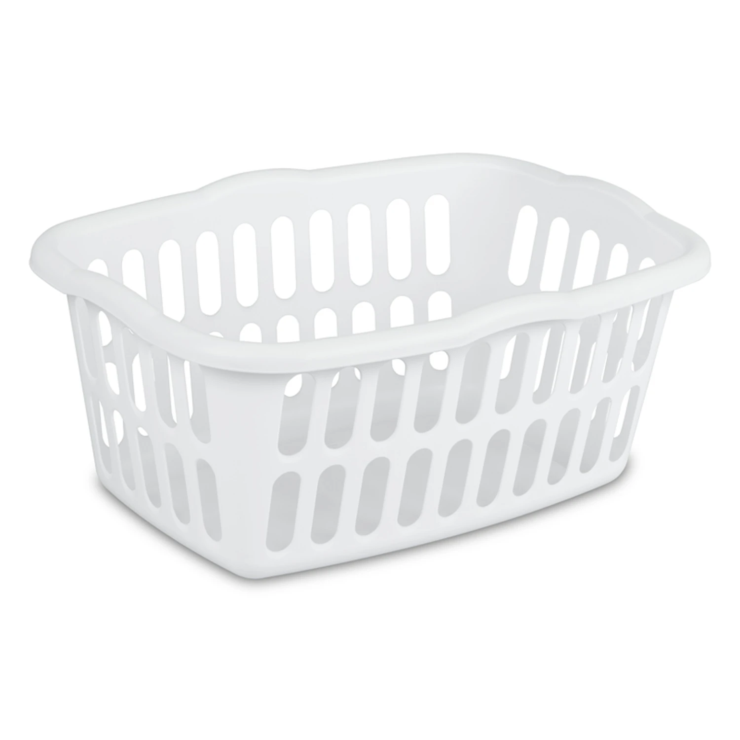1.5 Bushel Rectangular Laundry Basket - Durable Plastic, Assorted Colors