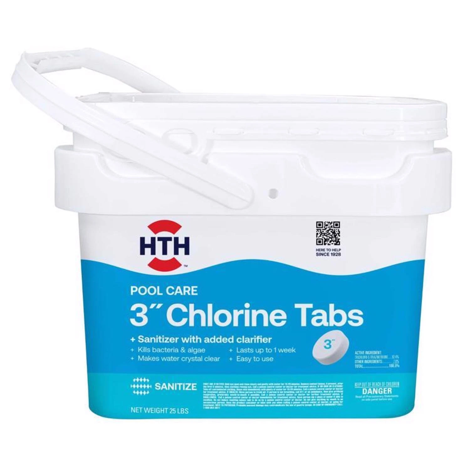 Pool Care 3 In. 25 Lb. Chlorine Tabs For Swimming Pools