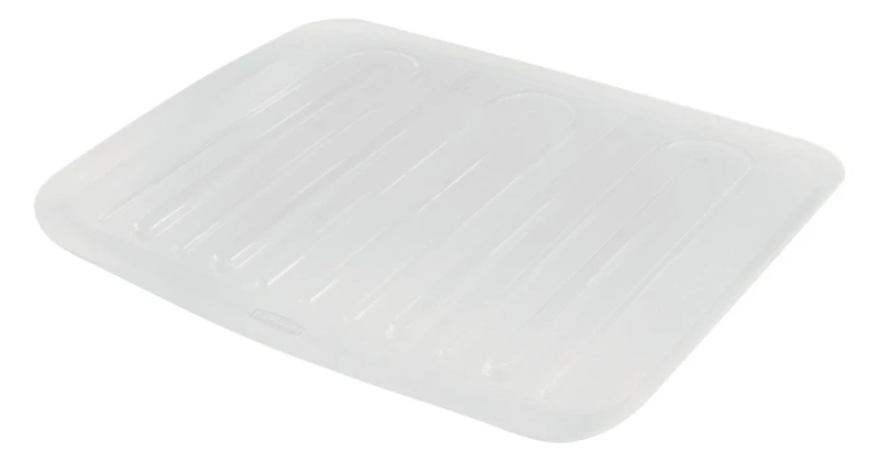 18 In. L X 14.8 In. W X 1.3 In. H Clear Sloped Drainer Tray
