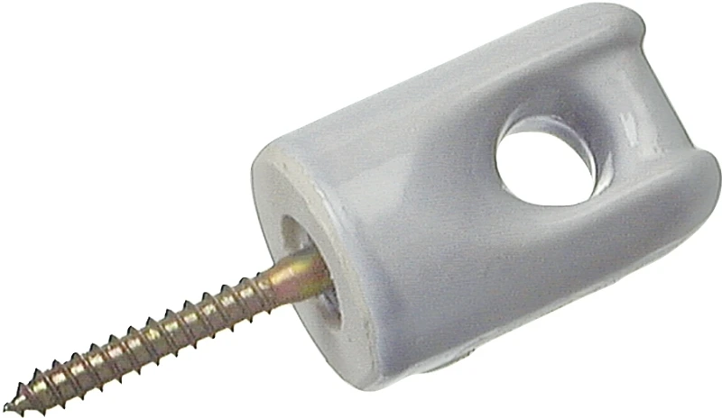 1-1/2 In. Screw Porcelain & Steel Wire Holder - Model 60416