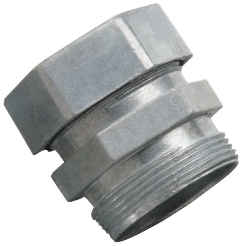 Rigid Compression Connector, Indoor, 1/2-In., 2-Pk.