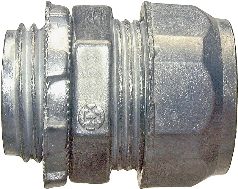 1-1/2-inch Electrical Metallic Tubing Compression Connector - Rain Tight & Concrete Tight