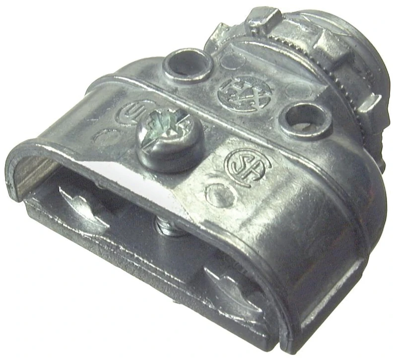 Knockout Duplex Conduit Connector, 3/8 x 1/2-In., 2-Pk.